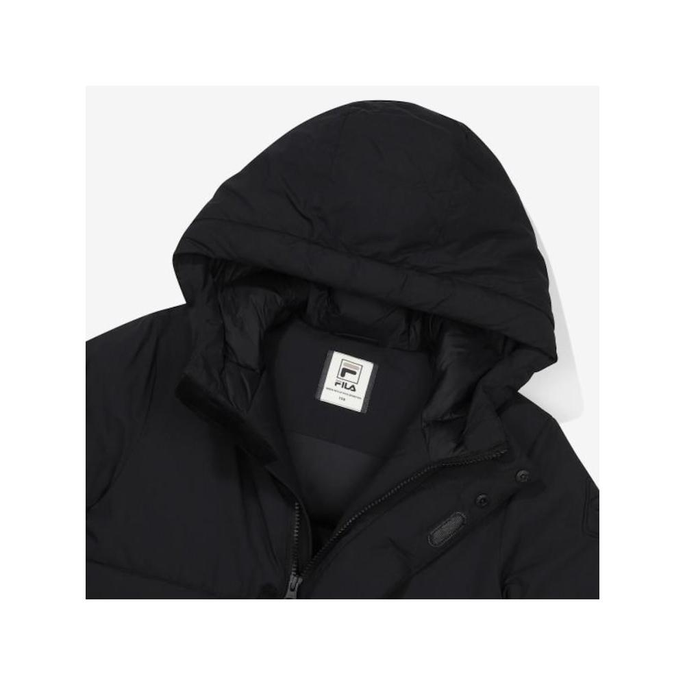 [fila Kids] Cloud Short Hoodie Down  Fk2djf4107x Blk  q0zFk2djf4107xBlk