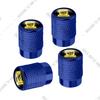 Car CNC Aluminum Football Club Emblem For Chevrolet Toyota GMC Nissan Geely 4pcs Tire Valve Air Port Stem Cover Caps Jr2