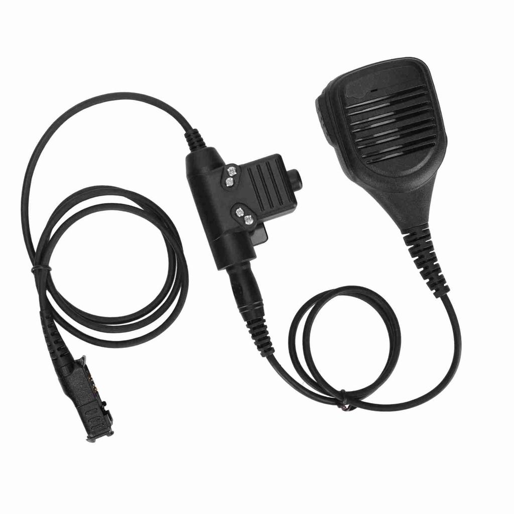 Shoulder Microphone 7.1mm Plug Walkie Talkie Speaker Mic with U94 PTT for MOTOROLA XiR P6600 P6620