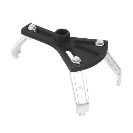 

Fuel Pump Removal Tool Heavy Duty Adjustable Lock Ring Wrench Installer Repair Kit Universal Fuel Tank Cap Spanner for Symmetrical Holes чёрный