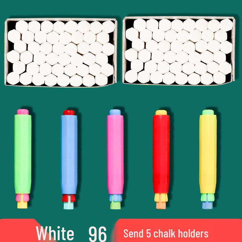 Hexagonal Dustless Colored Chalk for Children's Blackboard and Classroom Teaching