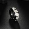 1pc Fashionable And Minimalist Brushed Stainless Steel Frosted Ring Men's wedding ring, holiday gift