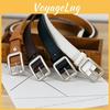 Fashionable Womens Simple Belt Metal Pin Buckle Outdoor Casual Waist Belt