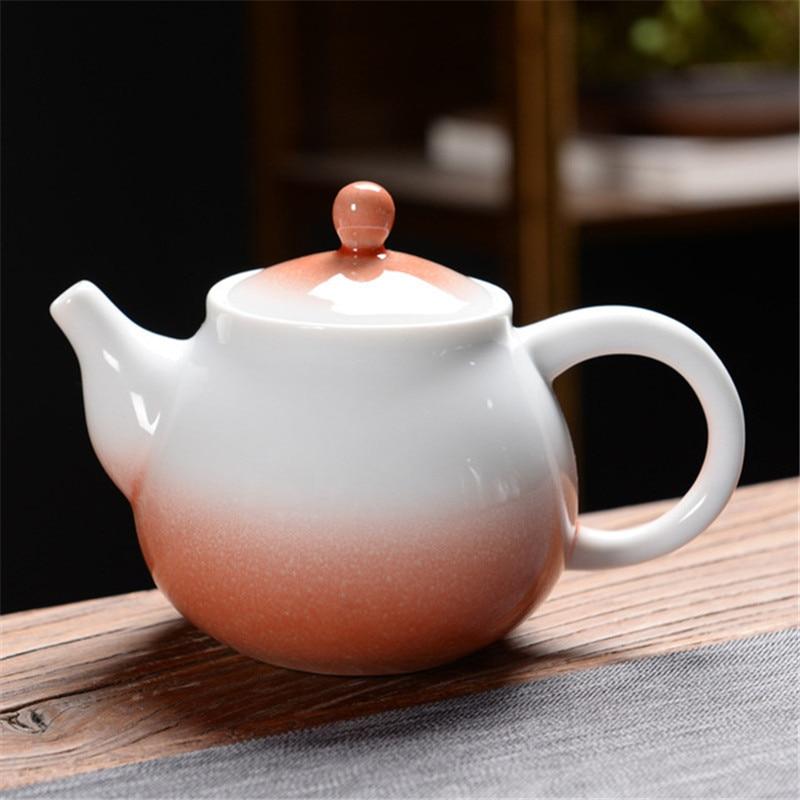 Keramik Büro Kalt Wasserkocher Handgemachte Celadon Handbemalte Teekanne Einfache Kung Fu Tee-Set Porzellan Filter Teekanne Teegeschirr 360ML