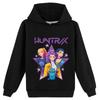 Autumn Winter KPop Demon Hunters Printed Hoodies Fashionable Casual Warm Sports Long Sleeved Children's Boy and Girl Kids Unisex Hooded Sweatshirts