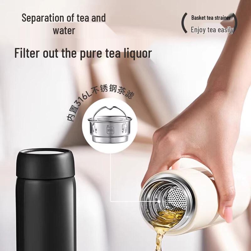 SUPOR 316L Stainless Steel Insulated Travel Mug