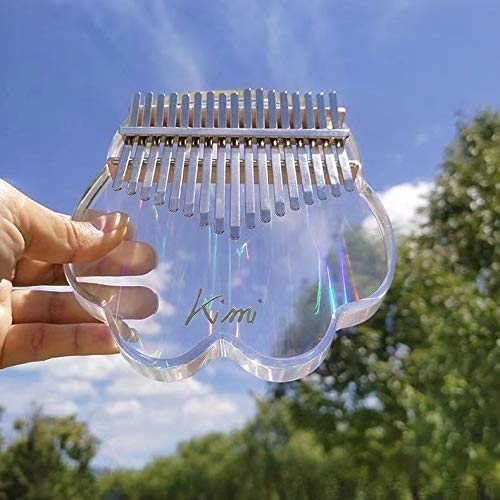 Kimi Karinba 17-Key Thumb Piano Kalimba Transparent Acrylic Case Cat Claw High-Performance Protective