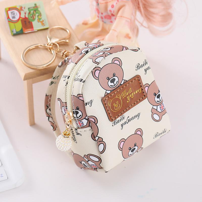 Creative Bear Mini Backpack Keychain & Coin Purse – Japan & South Korea Design