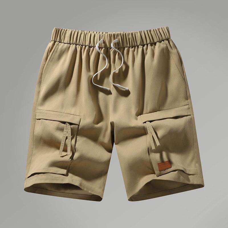 Work Shorts Men's Summer Lightweight Quick Drying Straight Leg Casual Sports Five Quarter Pants