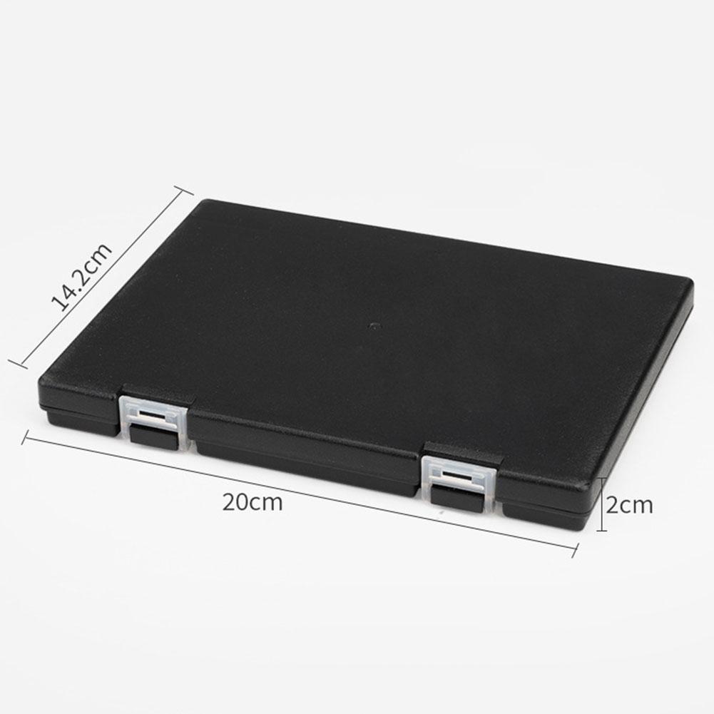 Double Sided Fishing Tackle Box Large Capacity Bait Storage Box Fishing Bait Tackle Storage Case for Blades Spinner