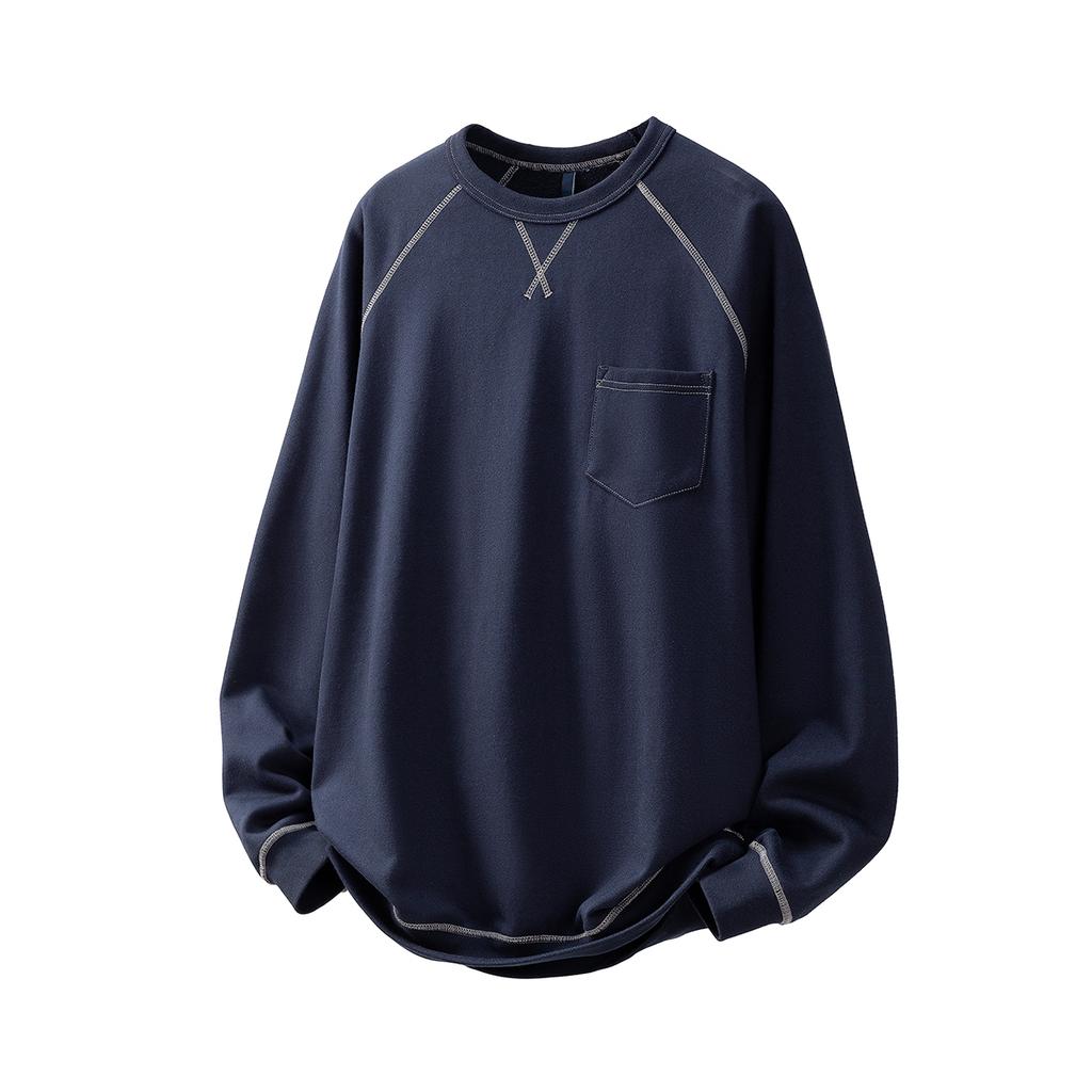 New Men Hoodies Autumn Casual Fashion Teenager Pullover Men Round Neck Hoodies Male Long Sleeved Loose Casual Sweatshirts Tops