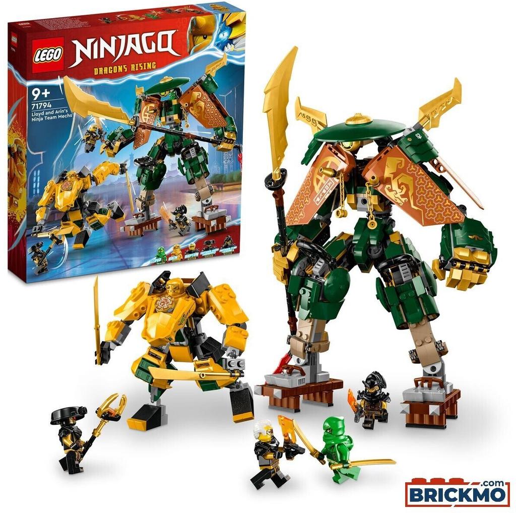 LEGO Ninjago Constructor – Lloyd's and Arin's Training Mechs (71794)