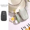 Handcrafted Leather Key Cover for Toyota Models (Asia Dragon, Camry, Senna, Corolla) - Mist Wax Vegetable-Tanned Cowhide