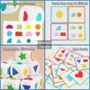 Kids Shape Dice Board Game Montessori Toys Geometric Matching Cards Memory Games Brain Thinking Social Sensory Educational Toys