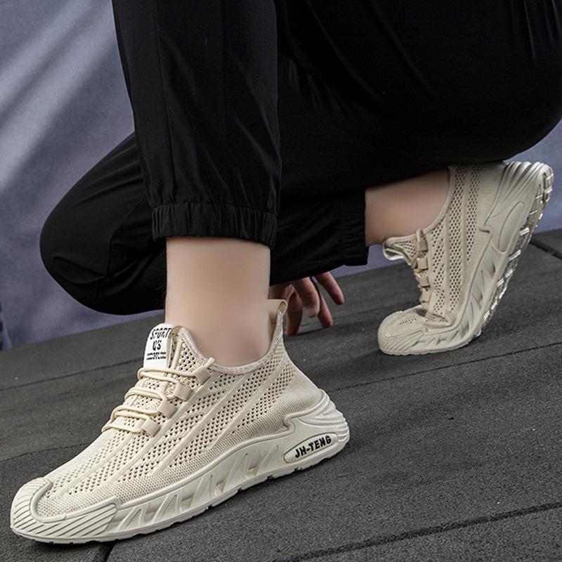 Large Size Men's Shoes Summer New Fly-woven Mesh Men's Hollow Trend Sandals Breathable Sports and Leisure Men's Shoes