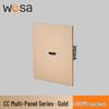 European Standard Flame Retardant Multi-Socket Wall Panel with Switch