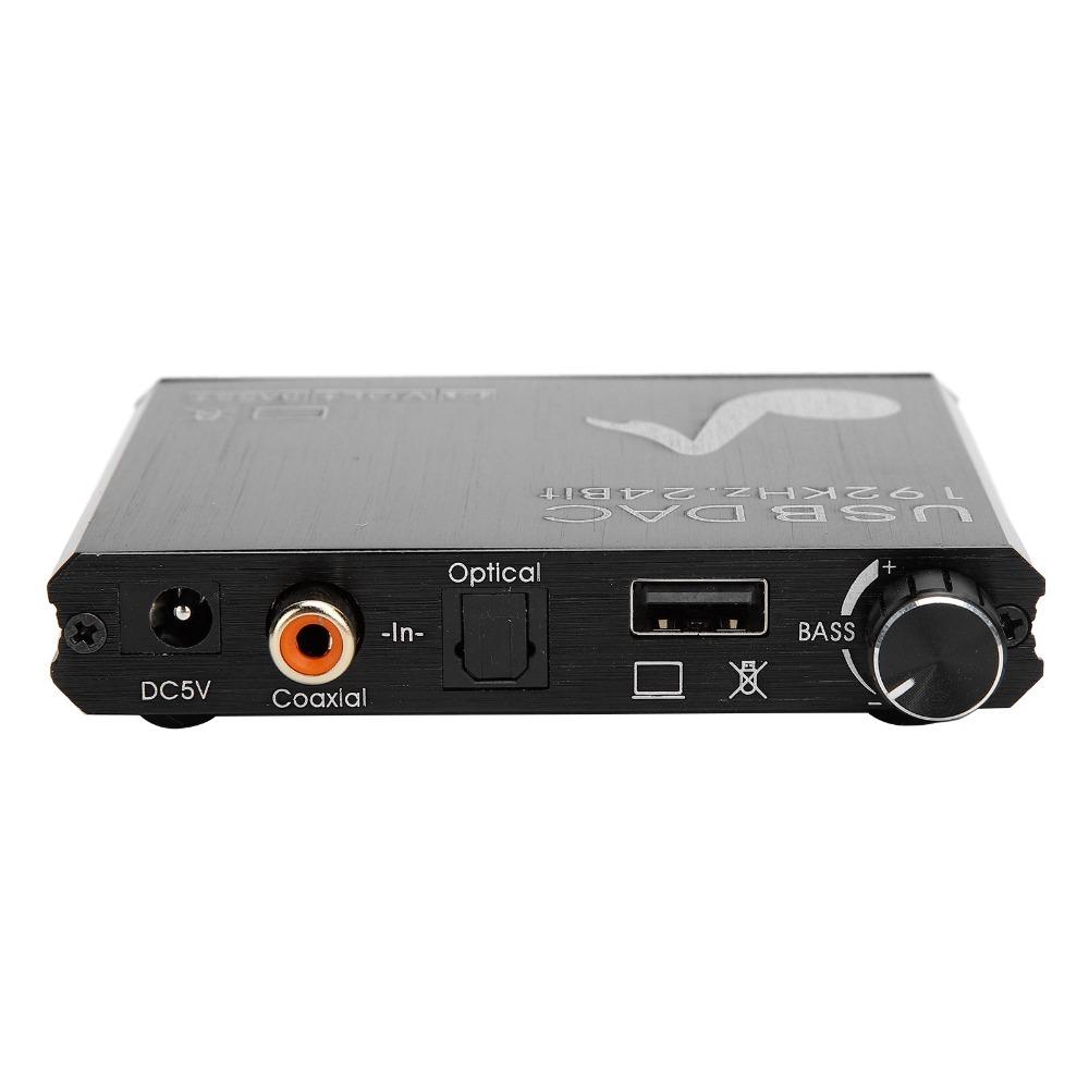 Coaxial Optical Audio AY107 DAC Converter 3.5mm Jack RCA Converter  Stereo Equipment