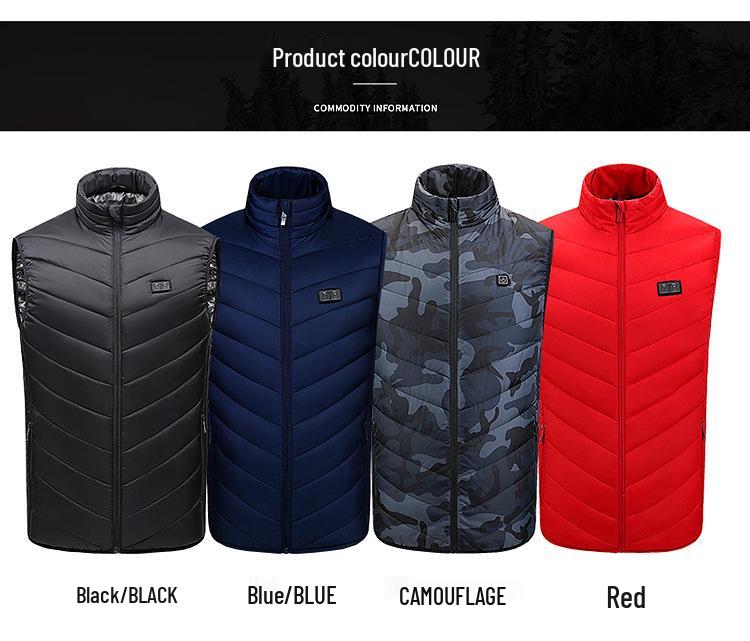 Smart Heated Vest - Unisex Electric Winter Warm Cotton Tank Top