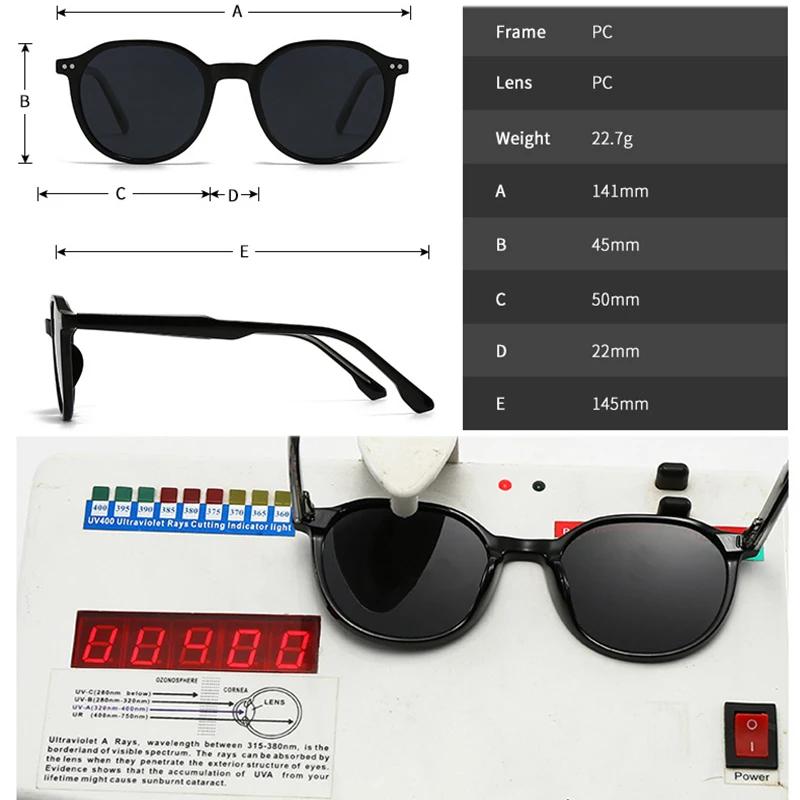 New Retro Round Women Luxury Sunglasses Fashion Rivets Men Sun Glasses Shades UV400