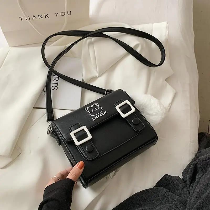 Neue Trendige High-End Textur Einzel-Schulter Crossbody-Taschen, Französisches Nischen-Design Kleine Handtasche für Damen, Niedlich und Vielseitig