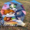 1PC Tom and Jerry Umbrella-8-Rib Reinforced, Automatic Open, Lightweight & Durable, Cute Fashion Accessory for Outdoor, D2681