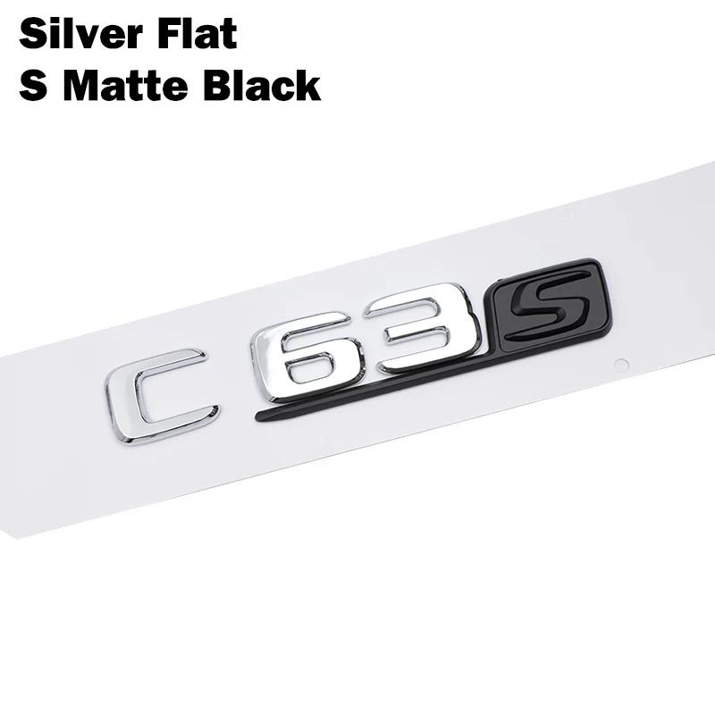 Auto-Tuning Für Mercedes Benz AMG C-Klasse W204 W205 C63 C63S Buchstabenlogo 3D ABS Aufkleber Auto Heckklappe Emblem Namensschild Aufkleber