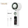 Handheld Turbo Fan Digital Display 199 Speeds 13000RPM Strong Airflow Low Noise Rechargeable Portable Mini Cooling Fan