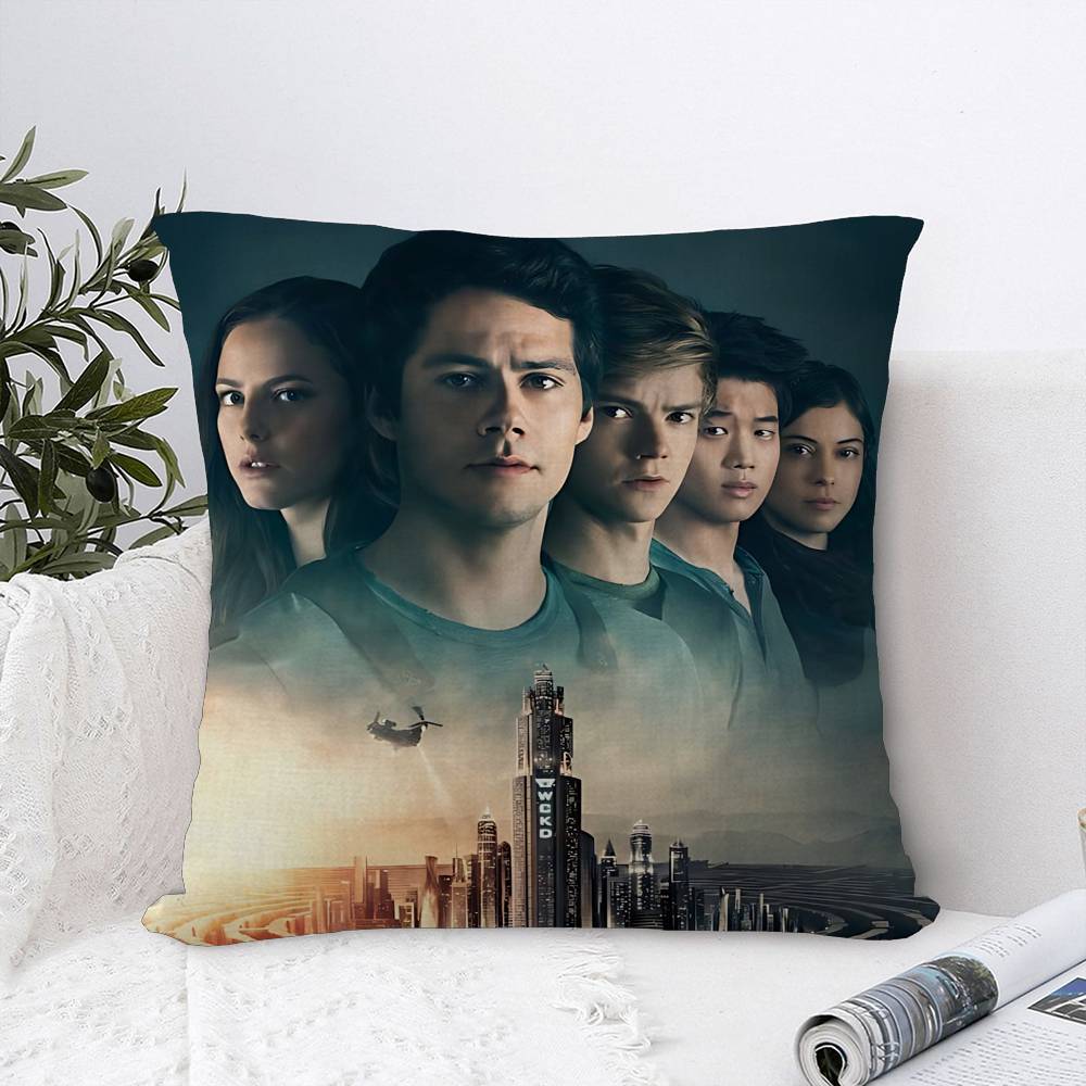 Movie The Maze Runner Series Anime Cushion Cover Decorative Pillow Sofa Home Decor Case Pillow Cases