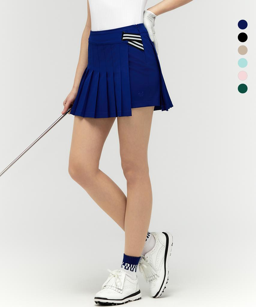 DUVIK Women'S Pleated Wrap Skirt Shorts Dc2Wpt003 (A Type)