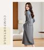 2025 Autumn/Winter Women's Temperament Knit Dress & Vest Set