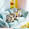 1 Pc 45X45 Cm Leaf Pattern Cushion Cover For Living Room Sofa Bedroom Home Decor Square Autumn Pillowcase Waist Pillow Cover