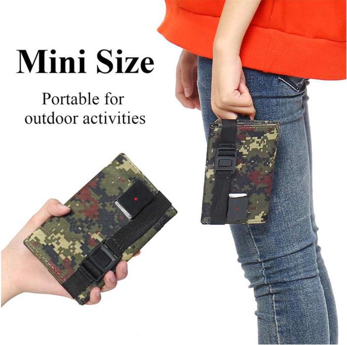 20W Foldable Solar Charger with 5V USB for Outdoor Portable Phone Charging