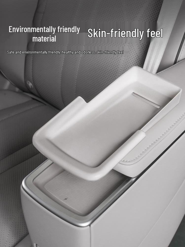 Silicone Anti-slip Dustproof Pad for Xpeng X9 Armrest Wireless Charging