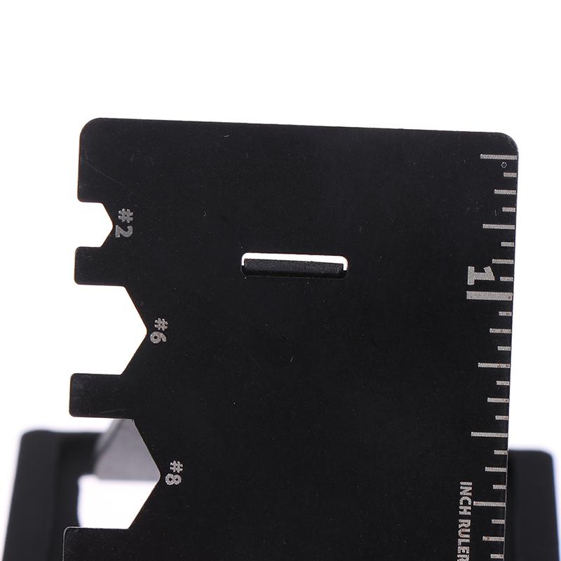 1Pc Folding Mobile Phone Bracket Mini Edc Card Bottle Opener Screwdriver Wrench