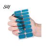 DIY Nail Strip Glitter Polish Strips with File Easy Apply Remove Self Adhesive Women Stickers Full Sticker Home Manicure Art Decoration Wrap Decals