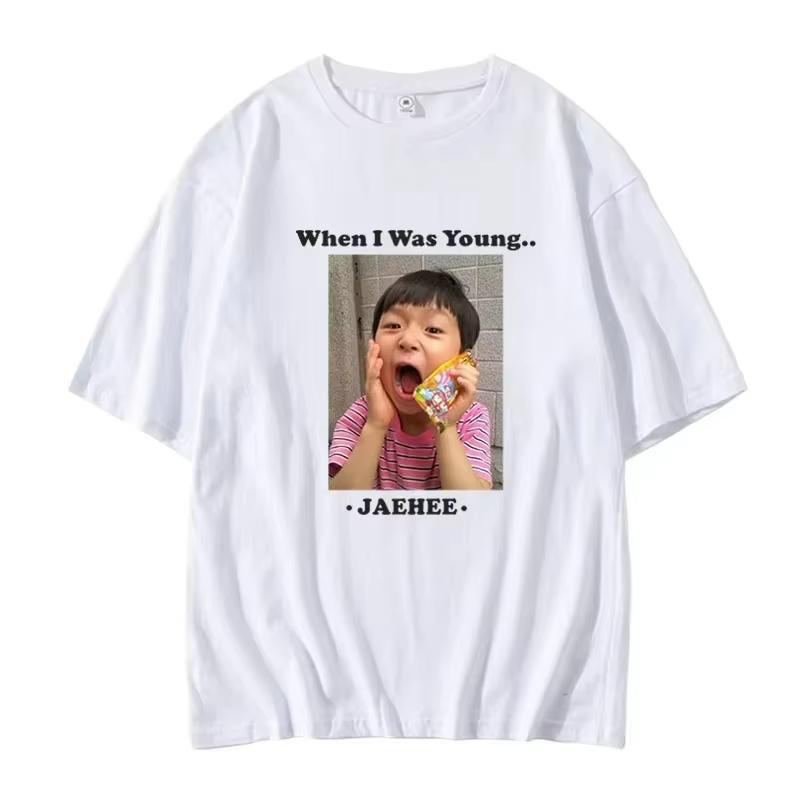 NCTWISH Concert When I Was Young with The Same Loose Summer Fashion Women T-shirt Cotton Short-sleeved Round Neck Clothes Tops