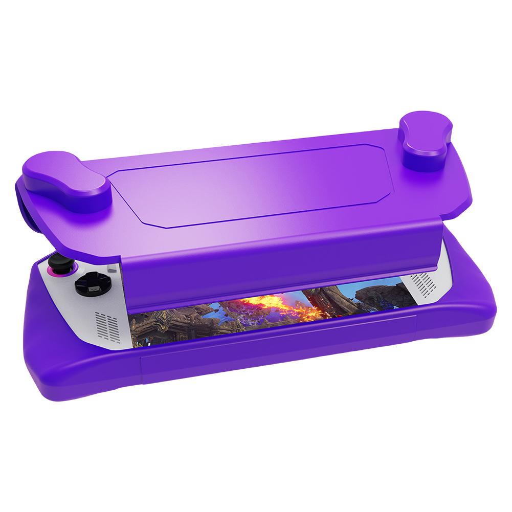 Console Protector Case Shockproof TPU Shell Protector Cover Anti-Scratch Back With Bracket for ASUS ROG Ally Game Console