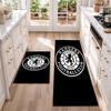 Rangers FC Flannel Kitchen Floor Mat – Non-Slip, Absorbent and Easy to Clean Suitable for Kitchens, Entryways Bedroomsand Bathrooms