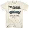 Carroll Shelby 289 Cobra T-Shirt Naturel Hommes Femmes T-shirts Haut