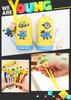 Minions Stationery Black Neutral Pen With 05mm Tip For Office And School Use