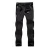 Mens Womens Winter Fleece-Lined Softshell Pants Windproof Thermal Hiking Skiing Outdoor Trousers