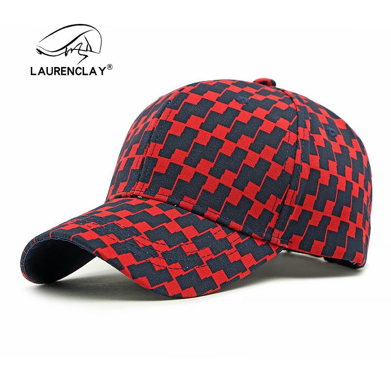 Plaid Hat Men's Hard Top Baseball Cap Spring Summer Outdoor Sunscreen Visor Versatile Cap Female Tide