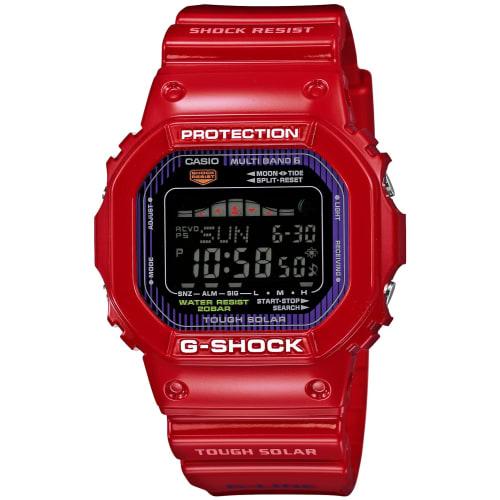 Casio Watch G-Shock G-LIDE Radio Solar GWX-5600C-4JF Men's Red