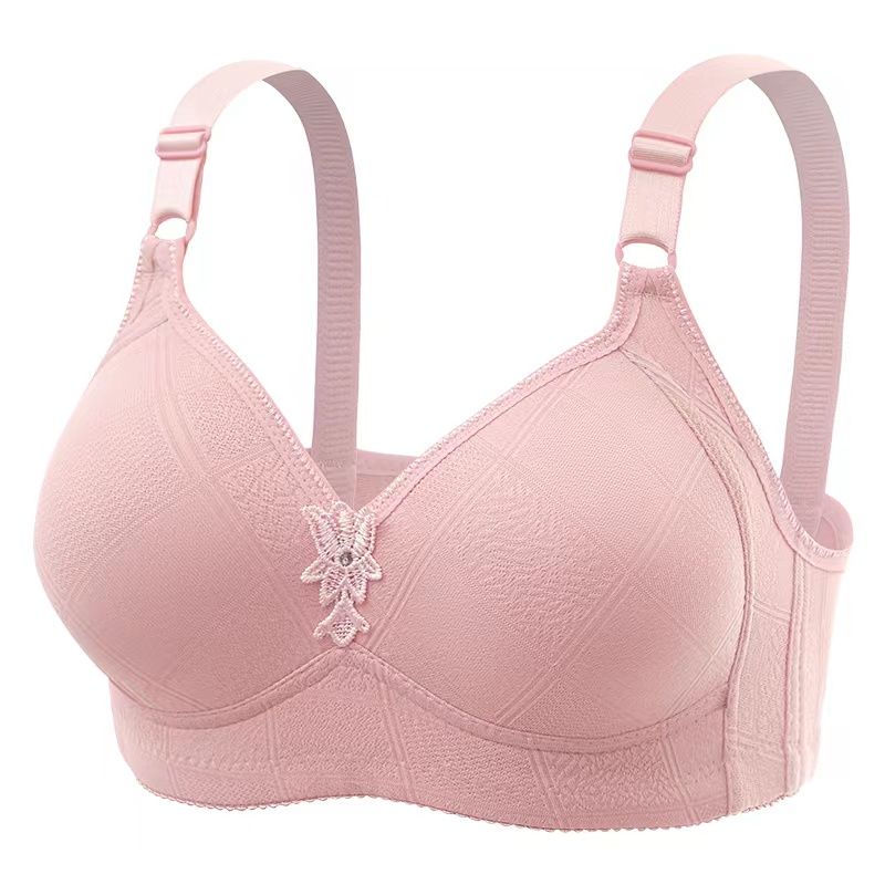 Große und dünne Dessous für Frauen ohne Stahlbügel, mit Raffung und Lifting-BH, zur Sammlung von Hilfsbrüsten und nicht-magnetischer High-End-BH