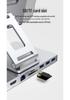 BlueShuo 4K Tablet Docking Station with USB 3.0, Ethernet, Type-C, Audio Splitter, and PD Charging.
