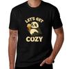 Lets Get Cozy T-Shirt Cotton Graphic Tees Anime Figures Funny Costumes Gifts for Boyfriend Vintage T Shirt Unisex