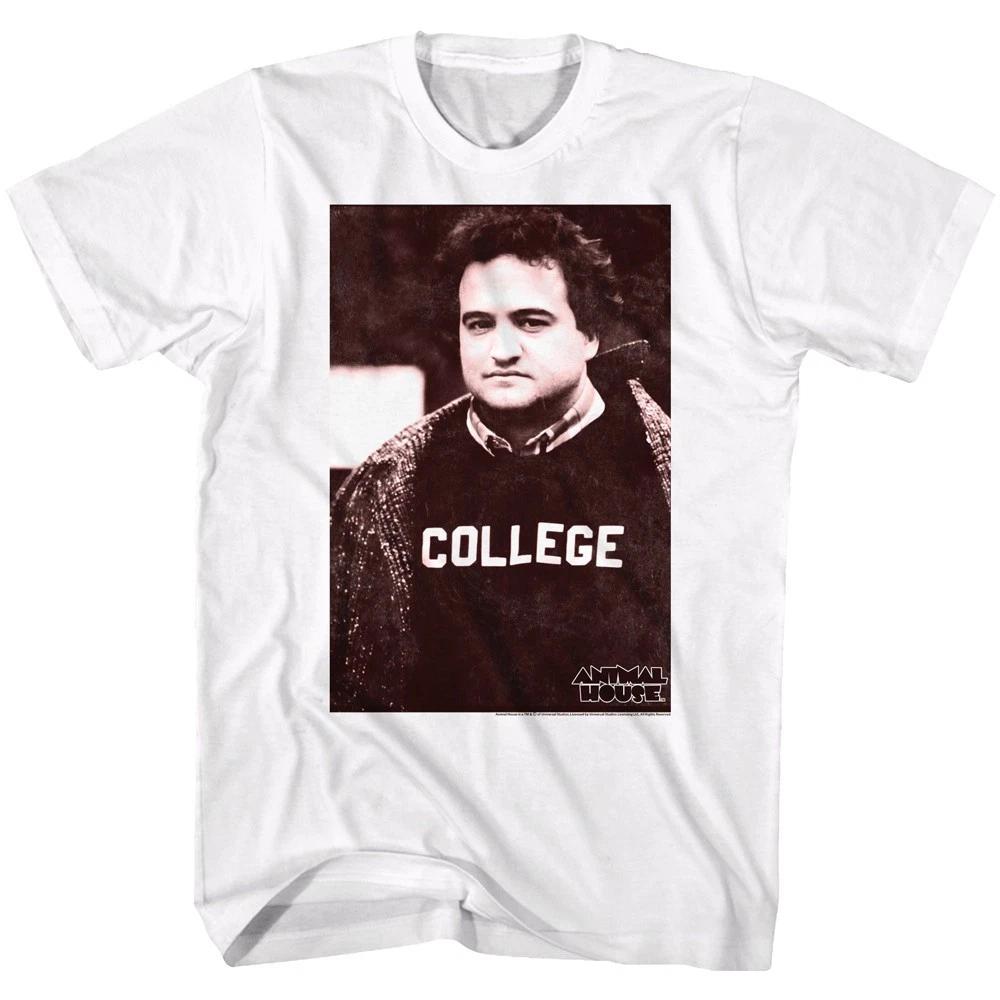 Animal House Bluto Photo With College Shirt Men s T Shirt S