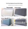 2023 Velvet Quilted Headboard Cover: Soft, Thick, Solid Wood, Anti-Collision Protector