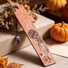 Origineller Lesezeichen Holz Lesezeichen, Handgefertigter Hohlholz Seitenmarkierer mit Perle, Chinesischer Buchstil Dekoratives Lesezubehör, Geschenk für Liebhaber,