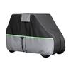 Golf Cart Cover, Full Coverage 2+2/4 Passenger Golf Cart, 600D Waterproof Oxford Fabric Club Car Cover Fits Most Carts Club Car, Yamaha, EZGO, Honda,